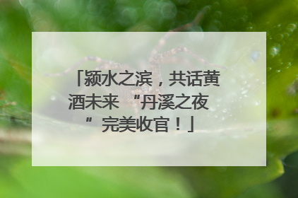 颍水之滨，共话黄酒未来 “丹溪之夜”完美收官！