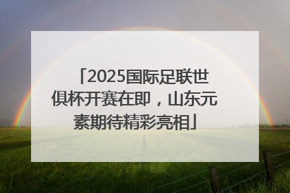 2025国际足联世俱杯开赛在即，山东元素期待精彩亮相